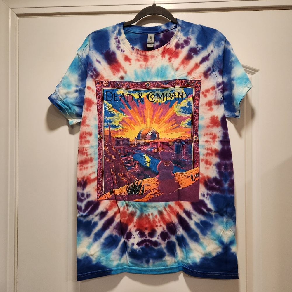 DEAD & COMPANY TIE-DYE GRAPHIC T-SHIRT SZ. M NEW!
